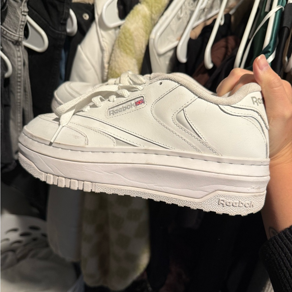 Reebok Classic High Top White Sneakers